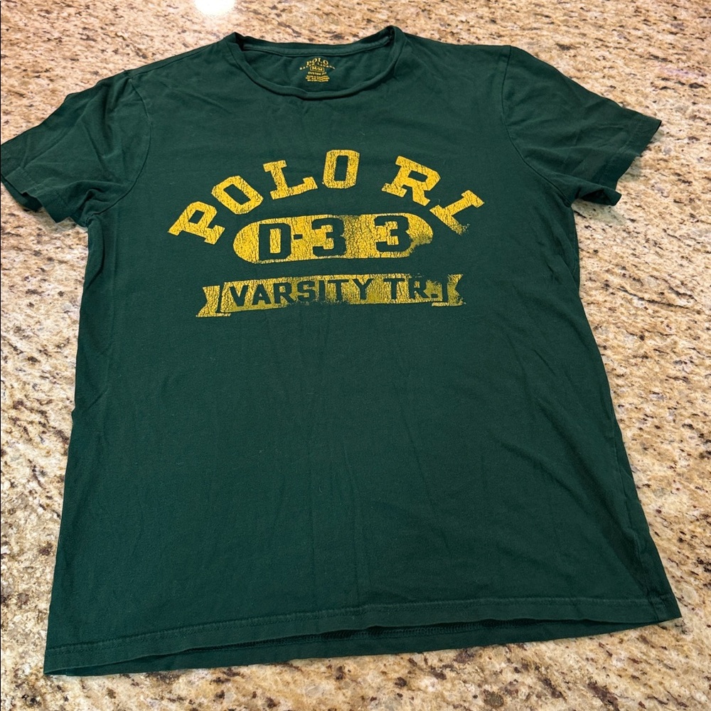 Polo Ralph Lauren Varsity Graphic Tee T Shirt SS M Custom Fit - Picture 3 of 7
